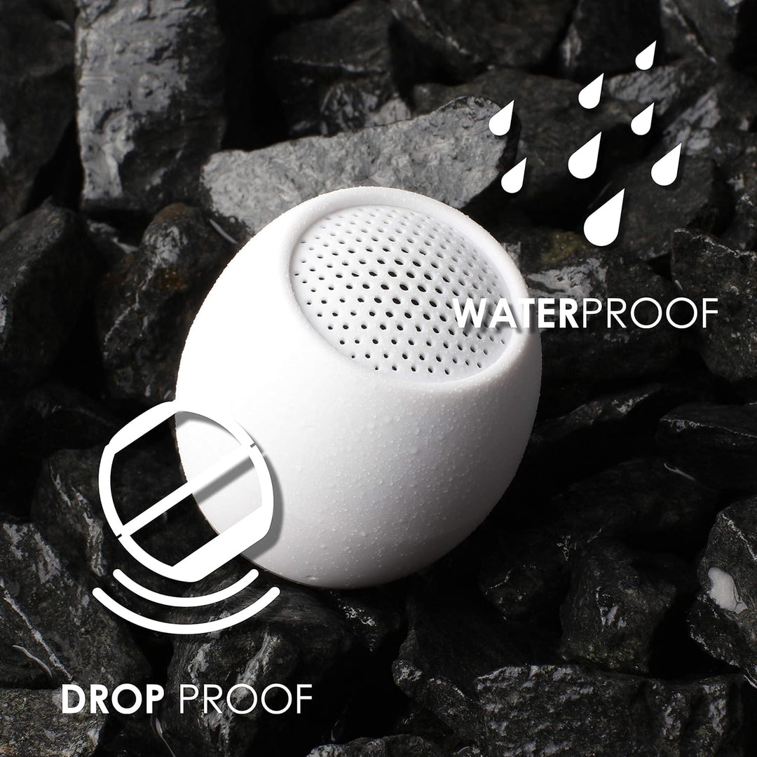 Boompods Zero Mini Bluetooth Lautsprecher - tragbarer Outdoor Lautsprecher, IPX6 Wasserschutz & 5 St