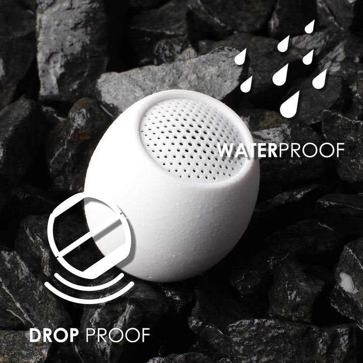 Boompods Zero Mini Bluetooth Lautsprecher - tragbarer Outdoor Lautsprecher, IPX6 Wasserschutz & 5 St