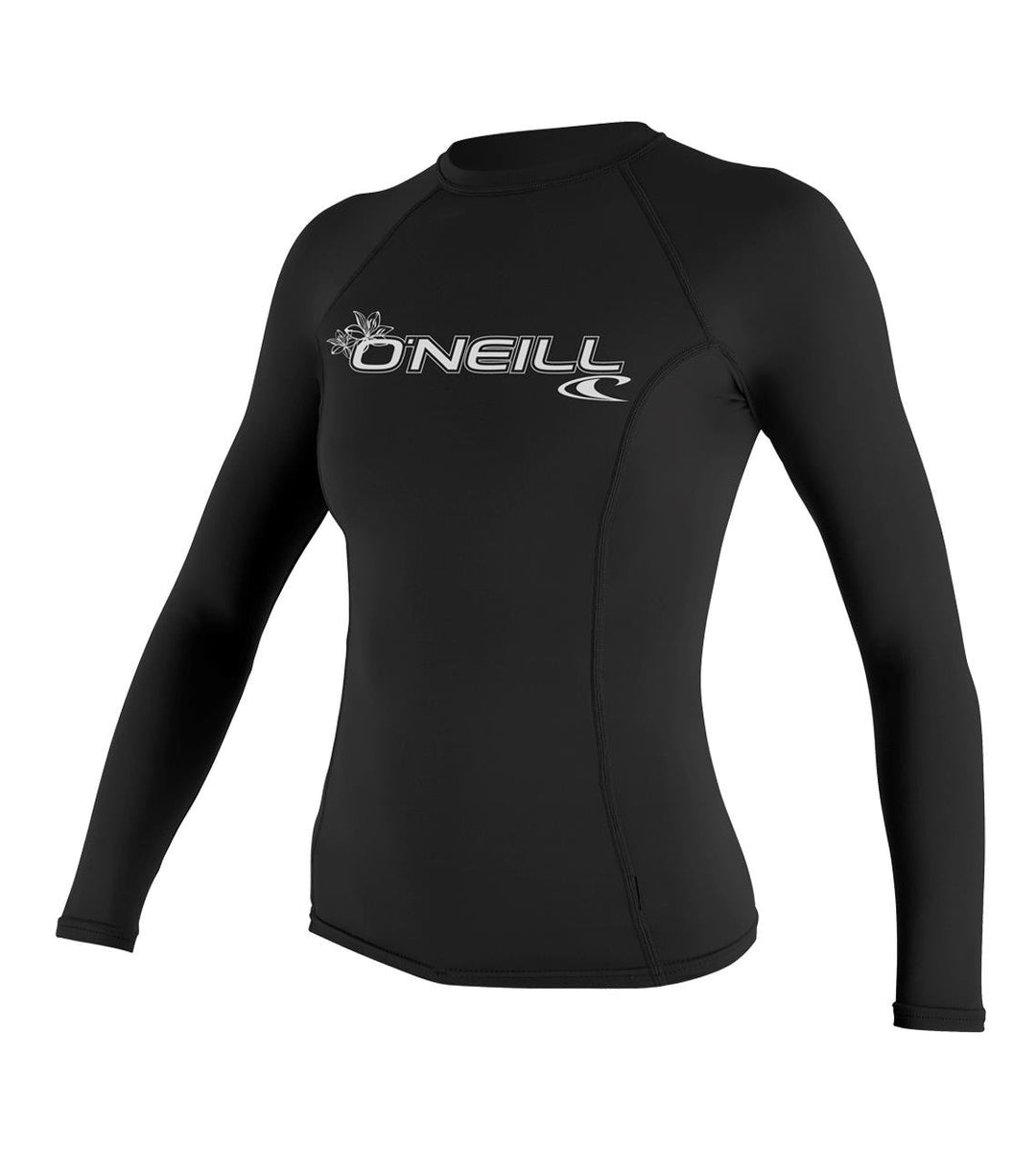 O'Neill Wetsuits Damen O'neill Basic Skins UPF 50+ Short Sleeve Rash Guard Wms Basic Skins L/S Crew