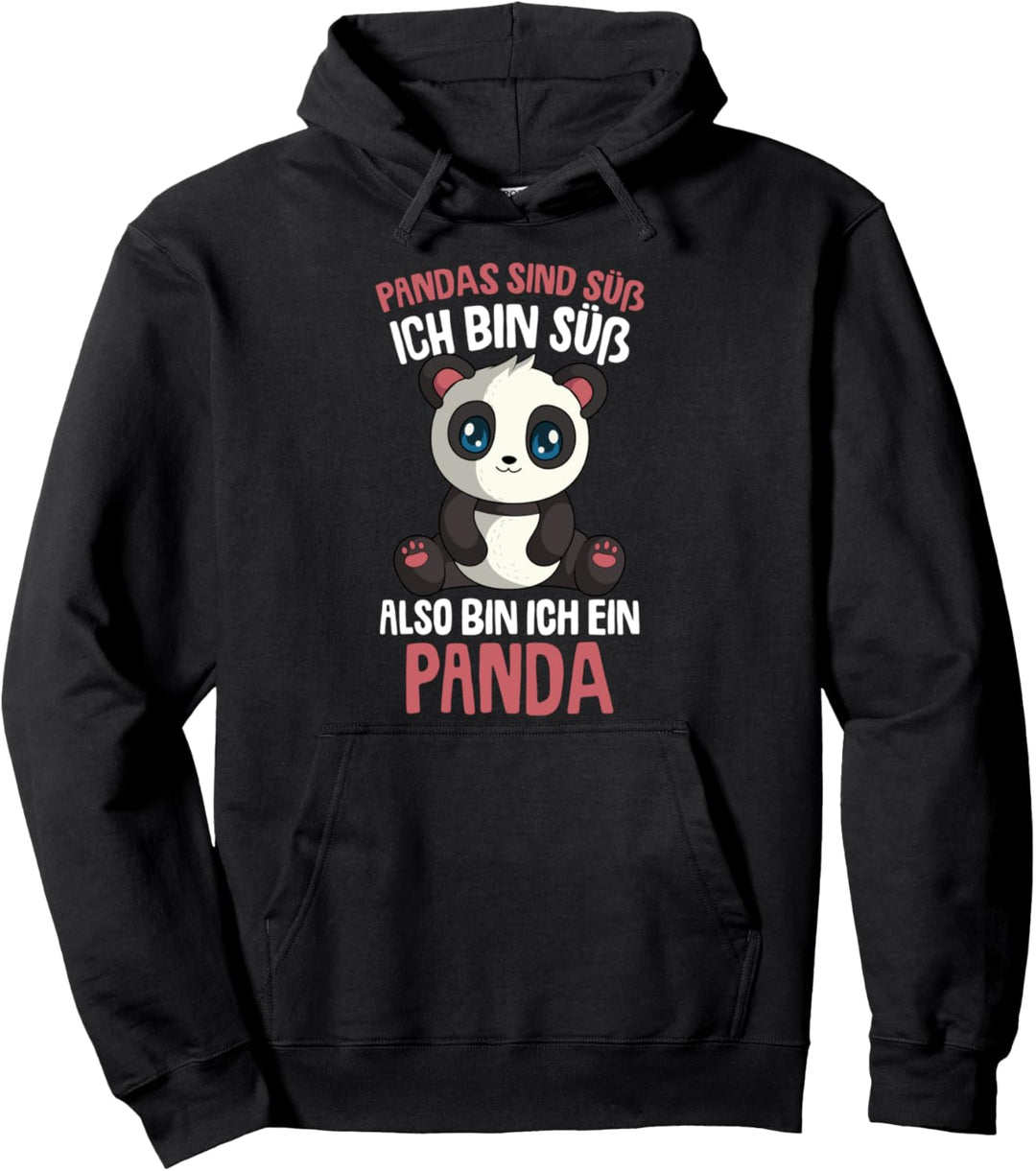 Pandas sind süss Pandabär Kinder Mädchen Pullover Hoodie