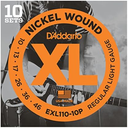 Daddario EXL110-10P Regular Light 10 Stück Satz Saiten