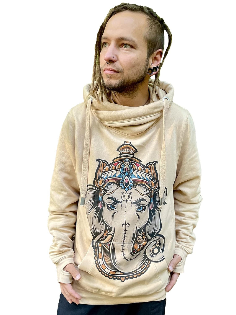 Ganesha Crossneck Hoodie (XL), XL