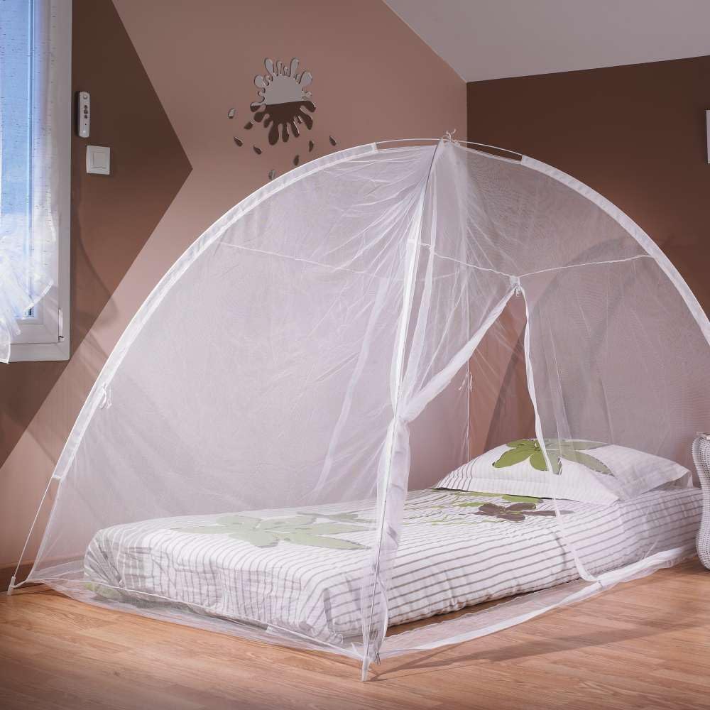 Moskitonetz mit Kuppel "Popup" für das Bett 200 x 125, 200 x 125