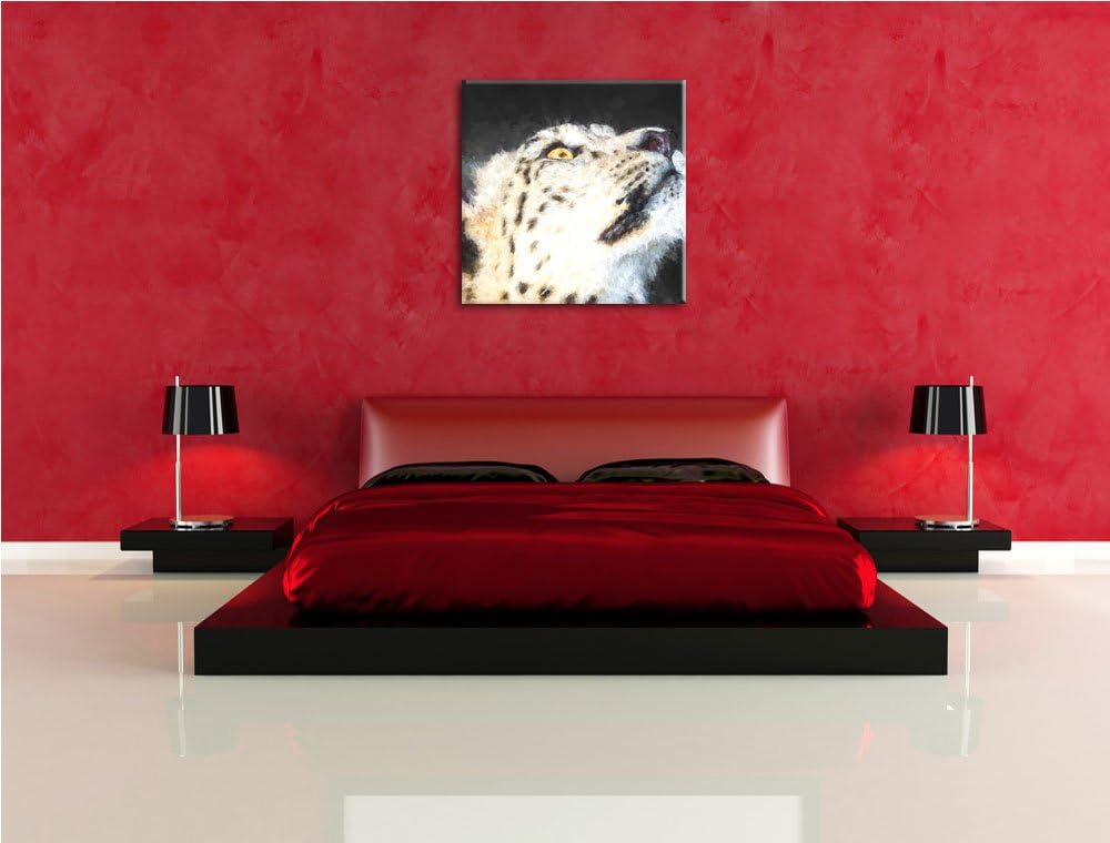 Pixxprint Brooklyn Bridge in New York als Leinwandbild/Grösse: 70x70 cm/Wandbild/Kunstdruck/fertig b