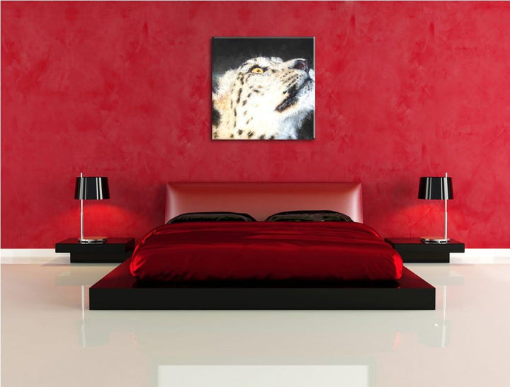 Pixxprint Brooklyn Bridge in New York als Leinwandbild/Grösse: 70x70 cm/Wandbild/Kunstdruck/fertig b