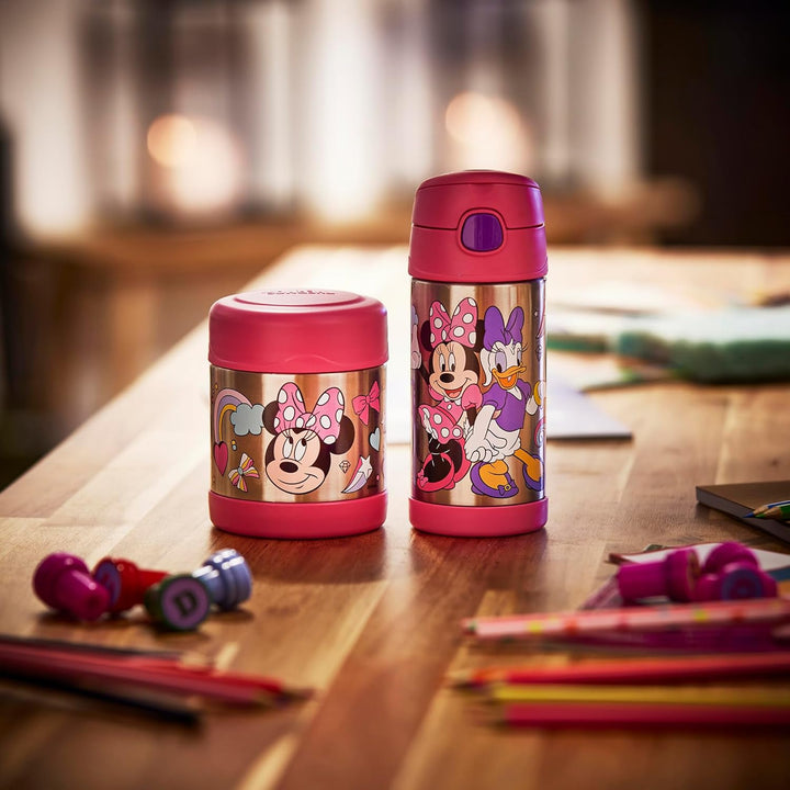 Thermos kids FUNTAINER Thermobehälter für Essen 300ml, Disney Minnie Maus - Edelstahl, absolut dicht