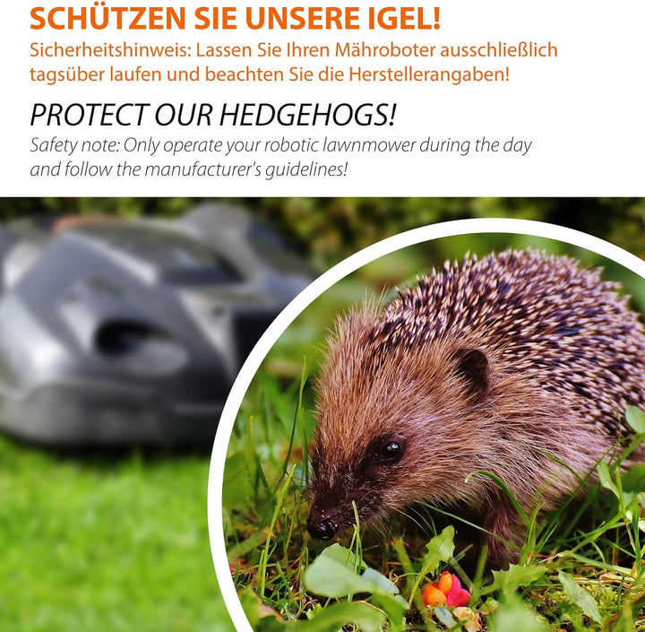 dobar® Mähroboter Garage aus Holz mit abnehmbarem Dach - Rasenroboter Unterstand mit individualisier