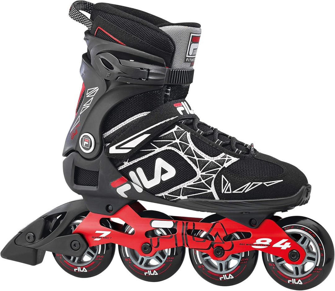 FILA Herren Legacy Pro 84 Inline Skate 9 schwarz/rot, 9 schwarz/rot