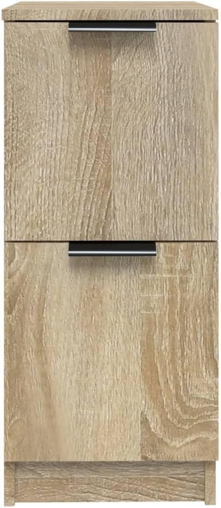 Makastle 2 Stück Sideboards Kommode Beistellschrank Lagerschrank Aufbewahrungsschrank mit 2 Türen, S