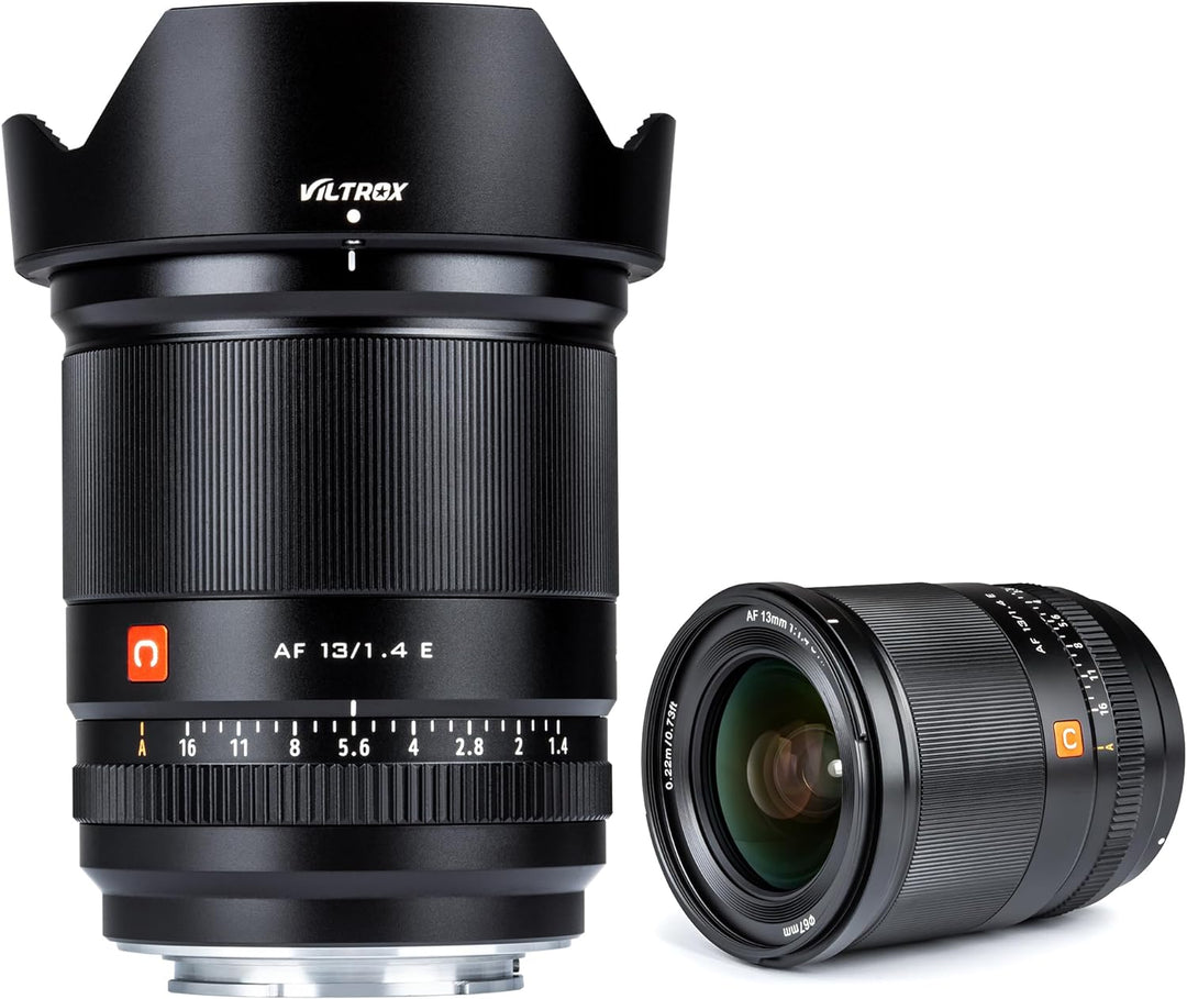VILTROX AF13mm F1.4 E-Mount Weitwinkel Objektiv APS-C Prime für Sony E ZV-E10 aa6600 a6700 ZV-E10 FX