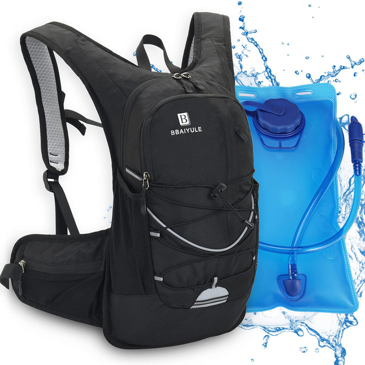 BBAIYULE® Trinkrucksack, isolierter Trinkrucksack mit 2 l BPA-freier Wasserblase, für Laufen, Wander
