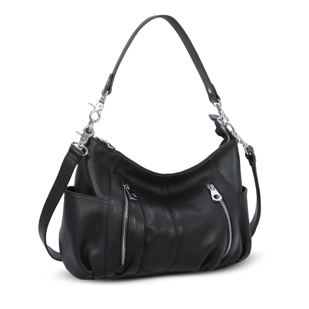 HESHE Echtes Leder Geldbörsen für Frauen Schulter Hobo Bag Crossbody Satchel Handtaschen Designer Da