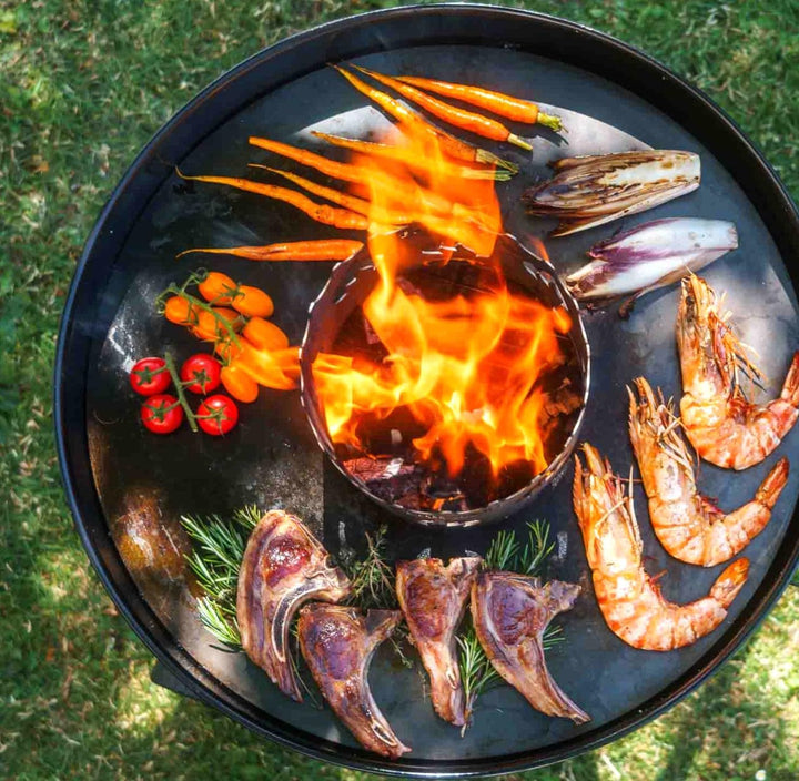 Grillrost.com Das Original 60er Feuerplatte - 4mm stark - Qualität Made in Germany - für alle 60er K