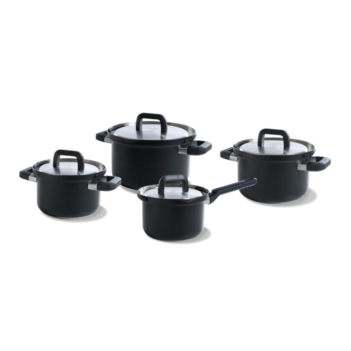 BK Flow Cool Black RVS pannenset 4-delig (1011764)