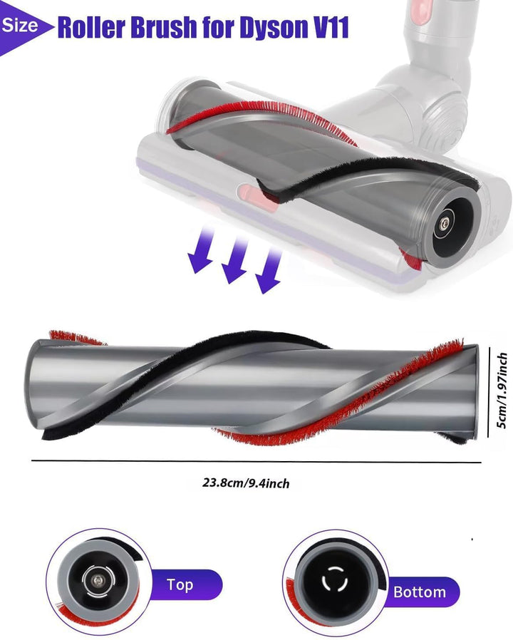 Ersatzbürstwalze Ersatzteile für Dyson V11, Enthält 2 HEPA-Filter, für Dyson Aufsatz Staubsauger V11