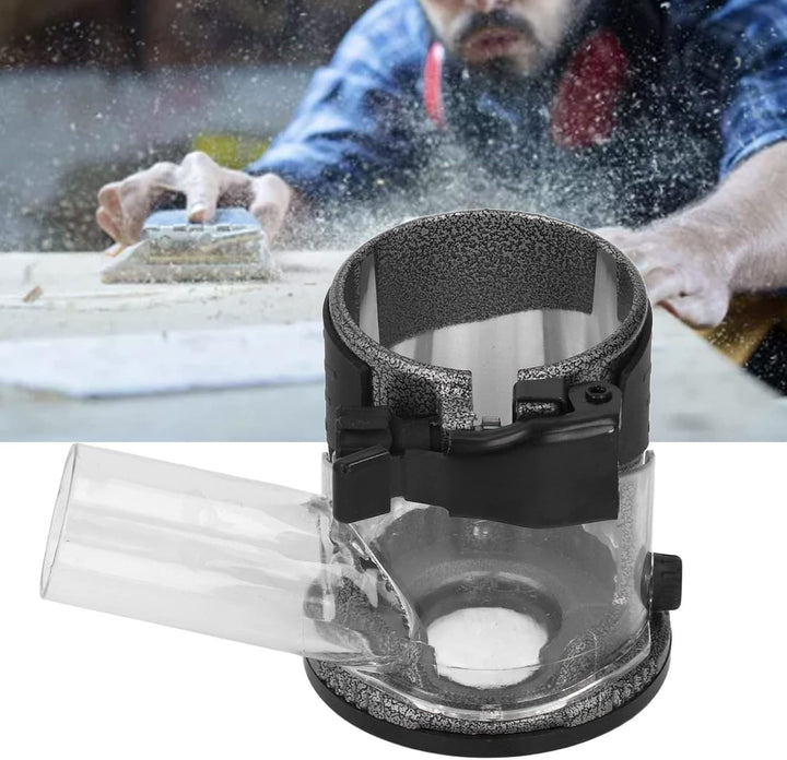 Trimmmaschinensockel, Trimmmaschinen-Basis Trimmmaschine Staubschutz Tauchfräsen-Basis mit Staubsamm