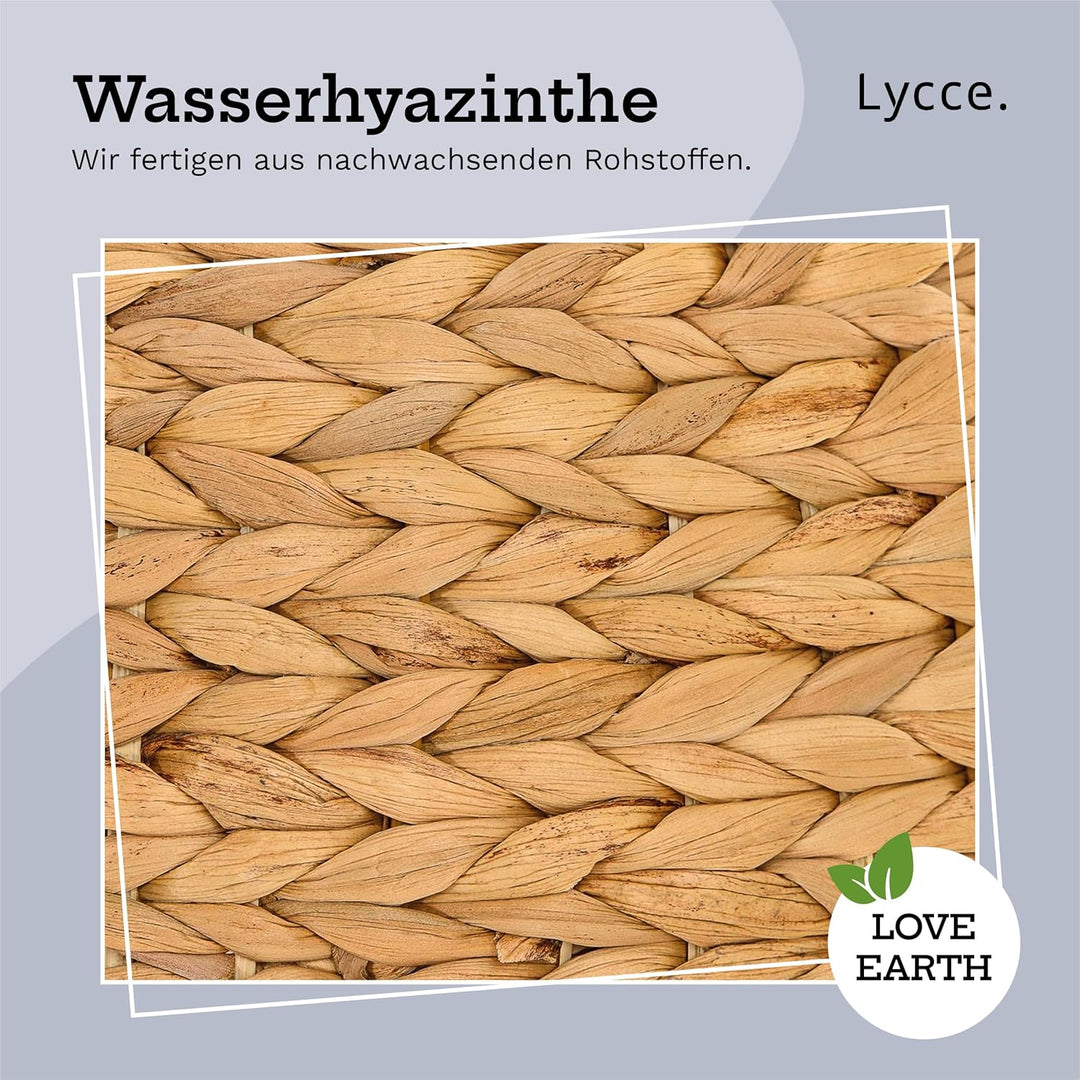 Hundebett Katzenbett Opal Wasserhyazinthe Natur Gr. 3 (Ø 62 cm) Grösse 3, Größe 3