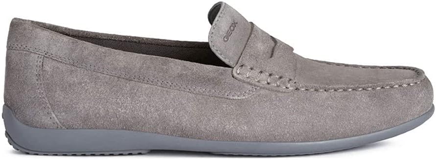 Geox Herren U Ascanio A Mokassins 40 EU Grau, 40 EU Grau