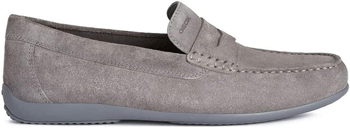 Geox Herren U Ascanio A Mokassins 42 EU Grau, 42 EU Grau