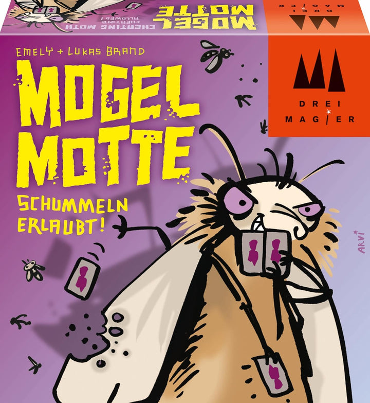 Schmidt Spiele 49274 Dog Deluxe & 40862 Mogel Motte, DREI Magier Kartenspiel