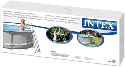 Intex 28063 Leiter für 132 cm Becken, mit Plattform