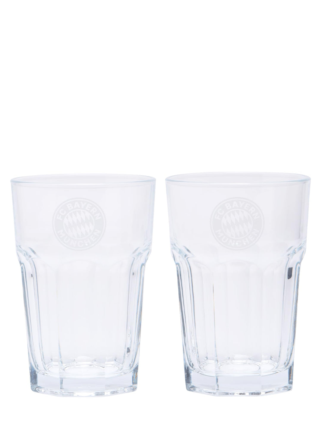 FC Bayern München Latte Macchiatto Glas I Gläser I 2er-Set I Fussball Einheitsgrösse, Einheitsgr