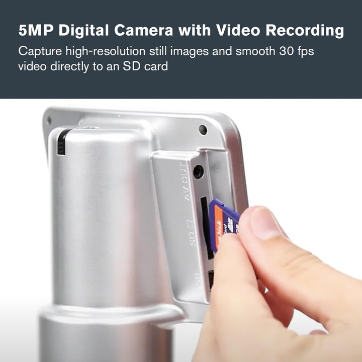 Celestron 44347 TetraView LCD Digitales Touchscreen-Mikroskop, 40- bis 400-fache Vergrösserung, Schw