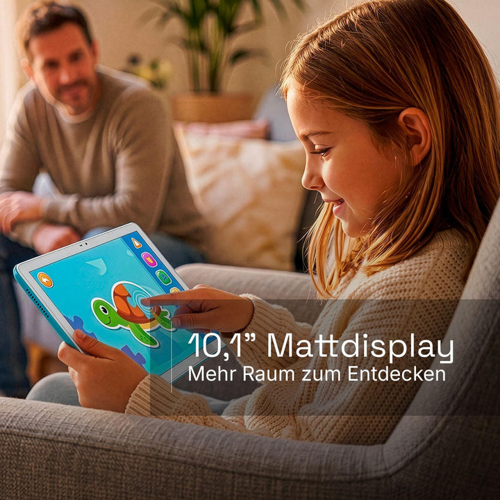 SPC WUUM TAB - Kinder-Tablet mit Hülle, Kindersicherung, sicherem Chat, Apps und Zeitmanagement von