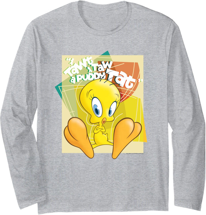 Looney Tunes Tweety Tawt I Taw Langarmshirt