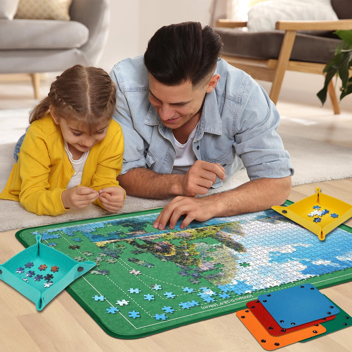 Puzzlematte für 1000 Teile Lagerung, Jigsaw Puzzle Board, Puzzle Storage Board 32 x 22inches, Jigsaw