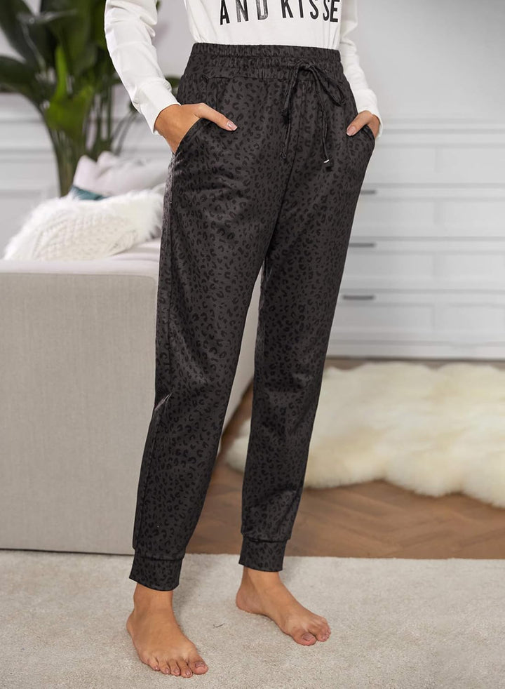 Dokotoo Damen Jogginghose Lang Freizeithose Sporthose Elastisch Pumphose Haremshose Lässige Lose Sto