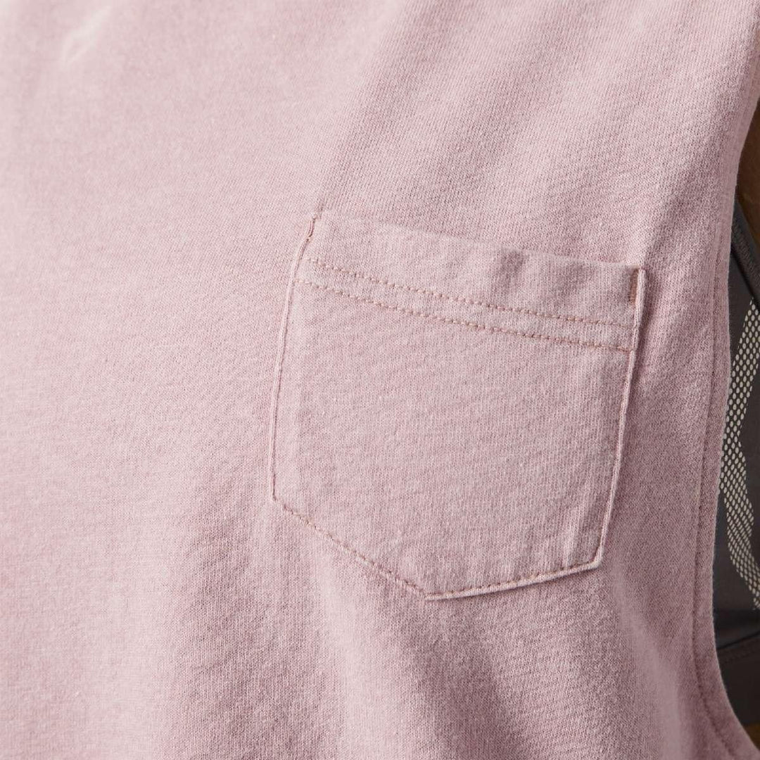 Reebok Damen Stone Wash Muscle Shirt L Rosa (Sanros), L Rosa (Sanros)