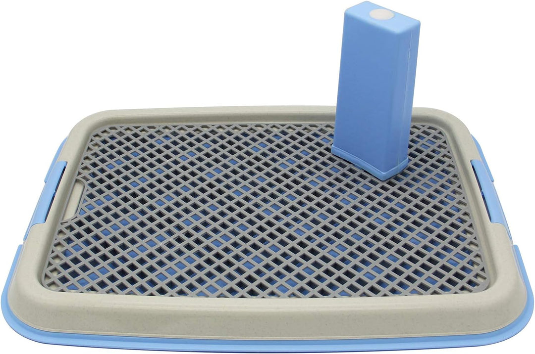 BPS Toilette für Haustiere, Hundeklo, Kunststoff, 2 Grössen M/L, Farbe zufällig M: 49 x 36 x 3 cm, M