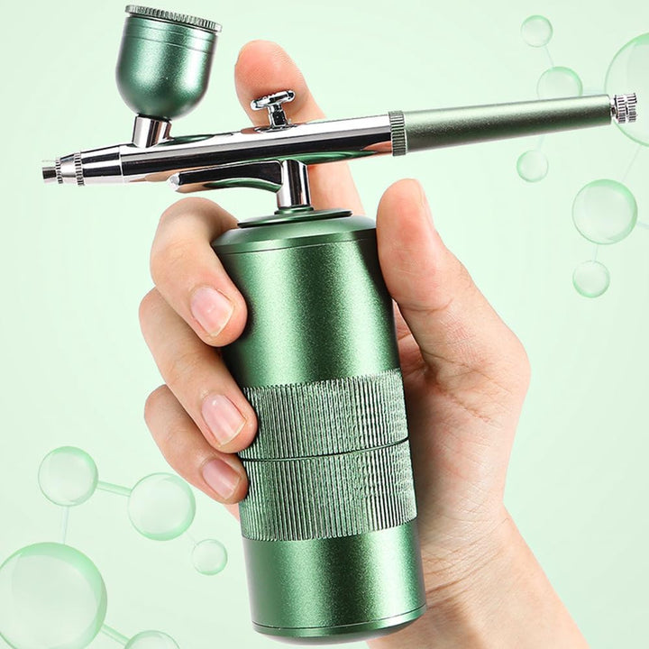 WANGCL Tragbares Airbrush-Set, 30 PSI Hand-Akku-Airbrush-Set, wiederaufladbar, Dual-Action-Mini-Airb