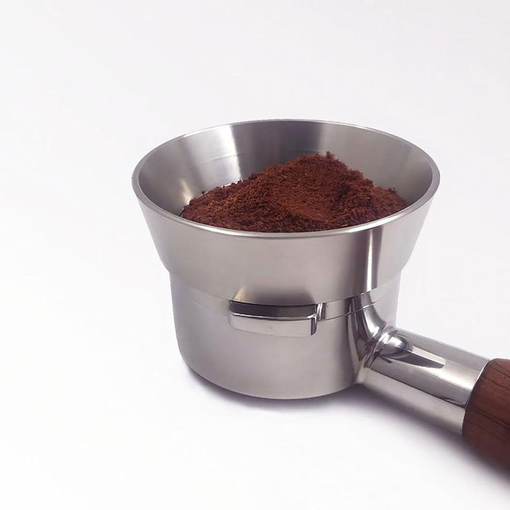 ponezg 58mm Espresso Dosierring Dosiertrichter Edelstahl Trichter für 58mm Portafilter, 58mm Espress
