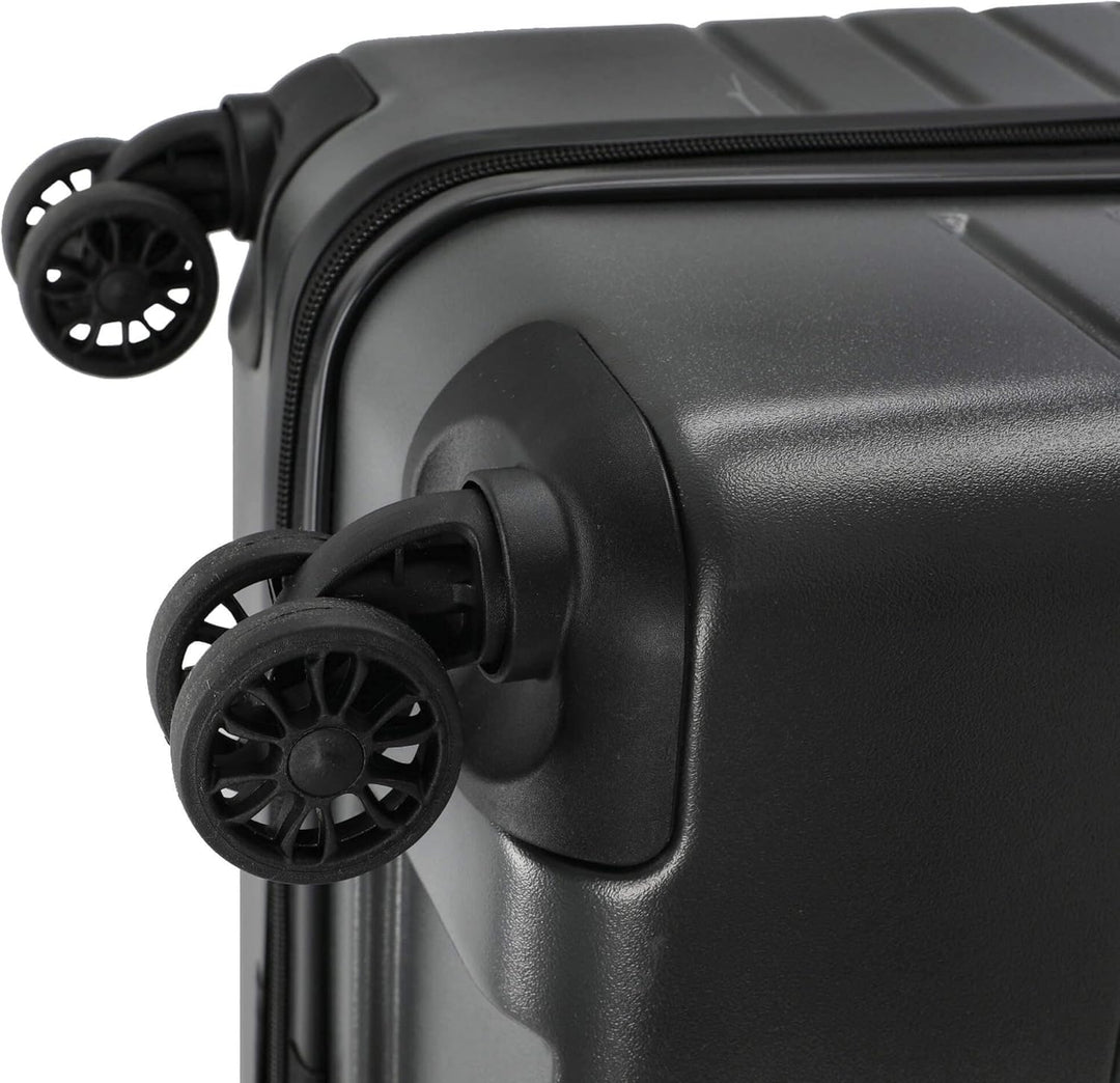 Line - 4-Rollen-Trolley M 67 cm 3er Koffer-Set (S/M/L) Anthrazit, 3er Koffer-Set (S/M/L) Anthrazit