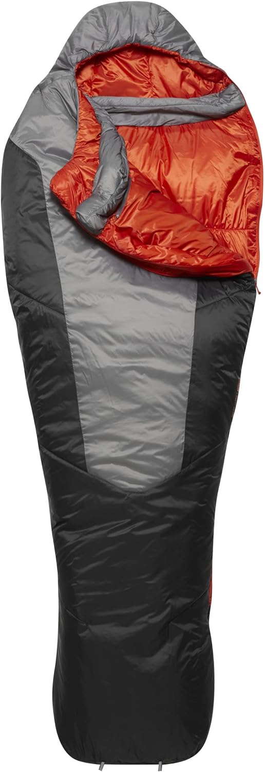Rab Solar Ultra 2 Schlafsack Camping granite 25 Degree, Long, Left Zip, granite 25 Degree, Long, Lef