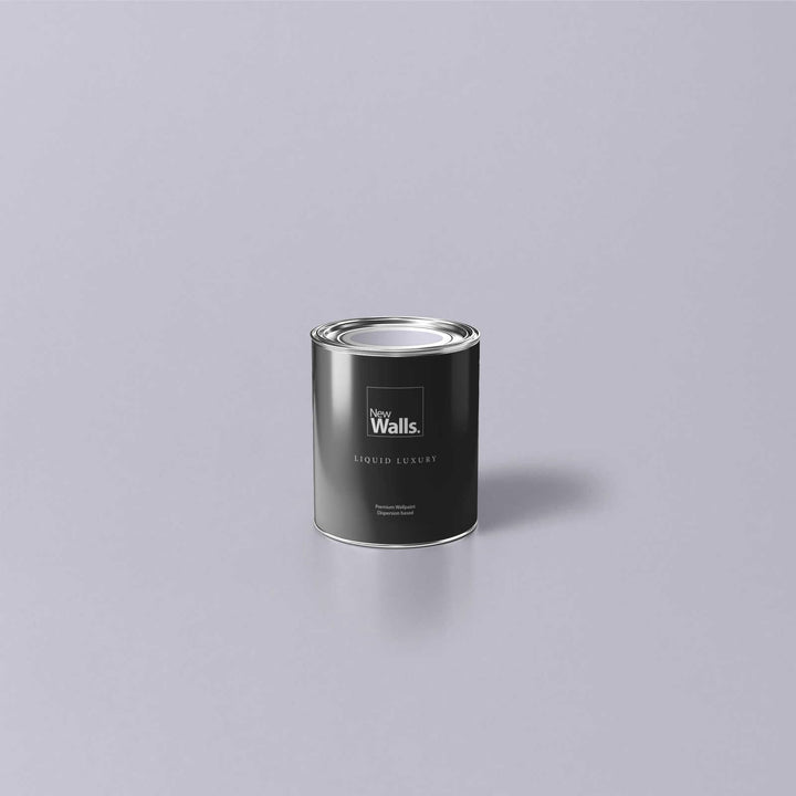 New Walls Premium Wandfarbe Violett, Flieder Liquid Luxury Dispersionsfarbe für Innenräume – 1 L 100