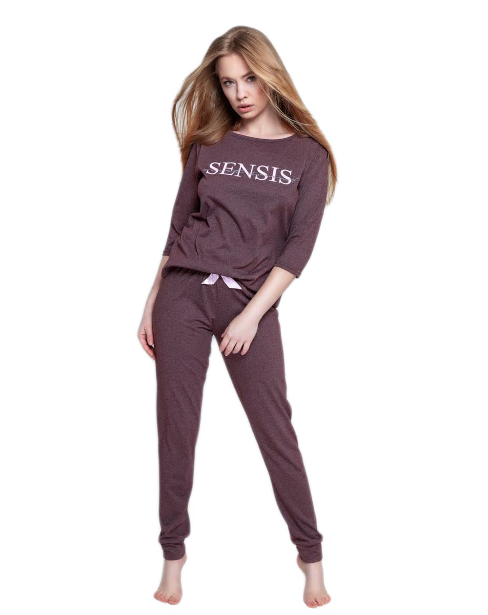 S& SENSIS charmantes Nachtwäsche-Set (Made in EU) aus angesagtem Shirt und koketten Shorts oder Lang