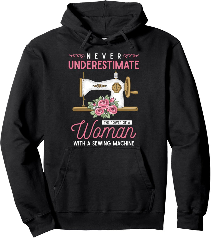 Nähmaschine Frauen Handarbeit Schneiderin Hobby Nähen Pullover Hoodie