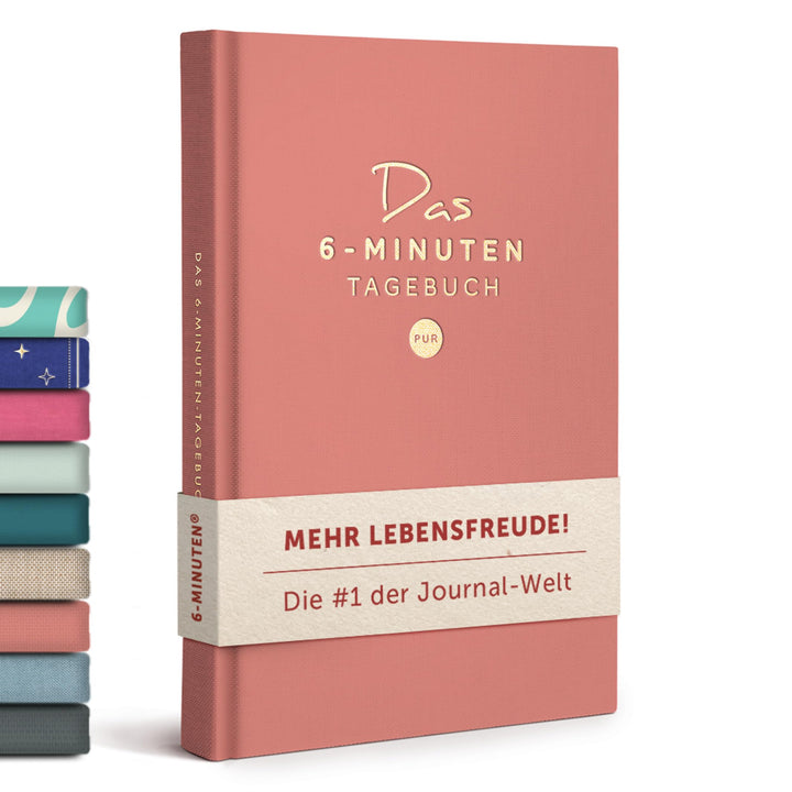 UrBestSelf 6-Minuten Tagebuch PUR (Das Original) | Dankbarkeitstagebuch, Achtsamkeitstagebuch | Das