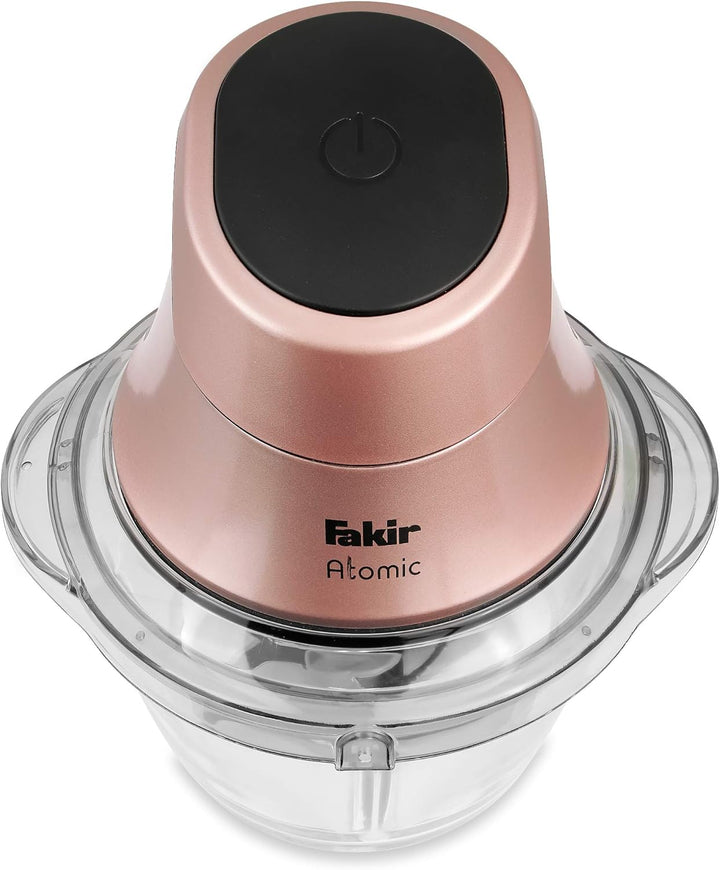 Fakir Atomic/Multi-Zerkleinerer, Universal-Schneider, elektrisch, Edelstahl-Messer, 1 Liter Glasbehä