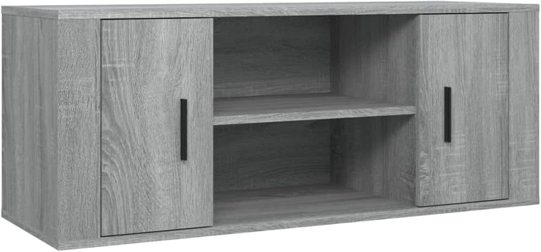 Tidyard TV Schrank mit 4 Fächer Lowboard TV Möbel Fernsehschrank Fernsehtisch TV Board Fernsehmöbel