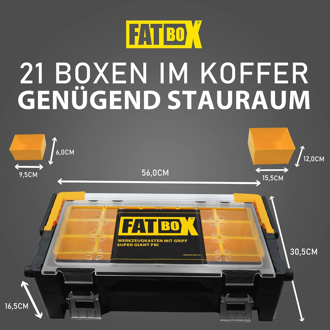 Werkzeugkasten mit Griff Super GIANT PBI | Werkzeugbox, Werkzeugkoffer, Sortimentsbox