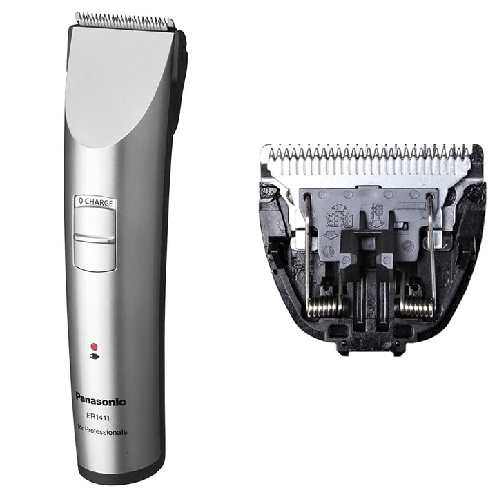 Panasonic Profi-Haarschneidemaschine ER-1411s, für Akku-und Netzbetrieb & Panasonic Ersatz-Scherkopf