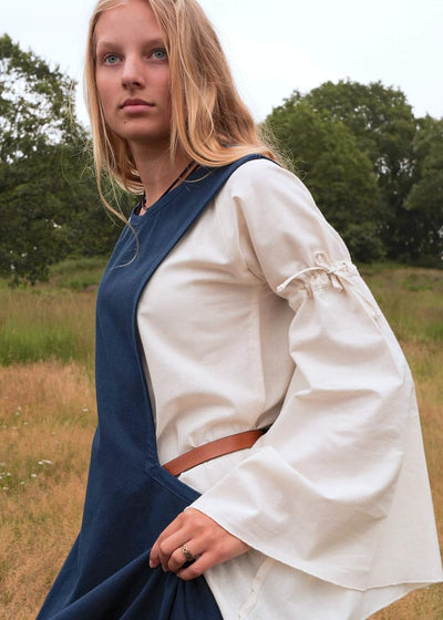 Battle-Merchant Mittelalter Überkleid Surcot Andra für Damen aus Canvas | Segeltuch Baumwolle Wiking