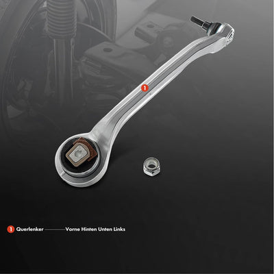 Frankberg Querlenker Radaufhängung Vorne Hinten Unten Links Kompatibel mit A8 4E 3.2L-6.0L 2003-2010