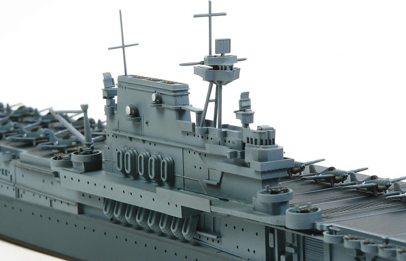 Tamiya - 1:700 WL Flugzeugträger USS Yorktown CV-5 - Plastikbausatz - Modellbau - originalgetreue Na