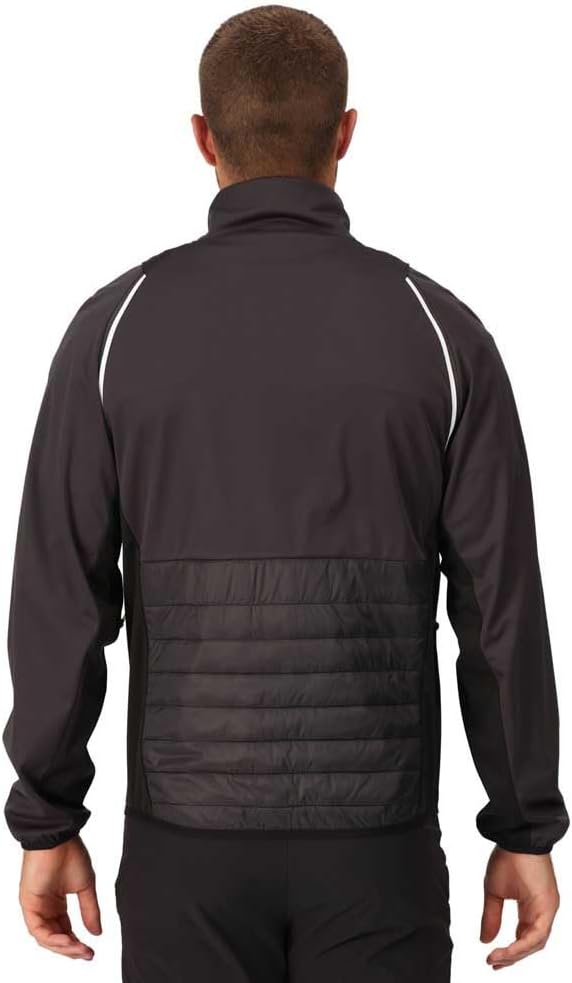 Regatta Herren 2in1 Daunenjacke/Weste Steren Hybrid S Ash/Black, S Ash/Black
