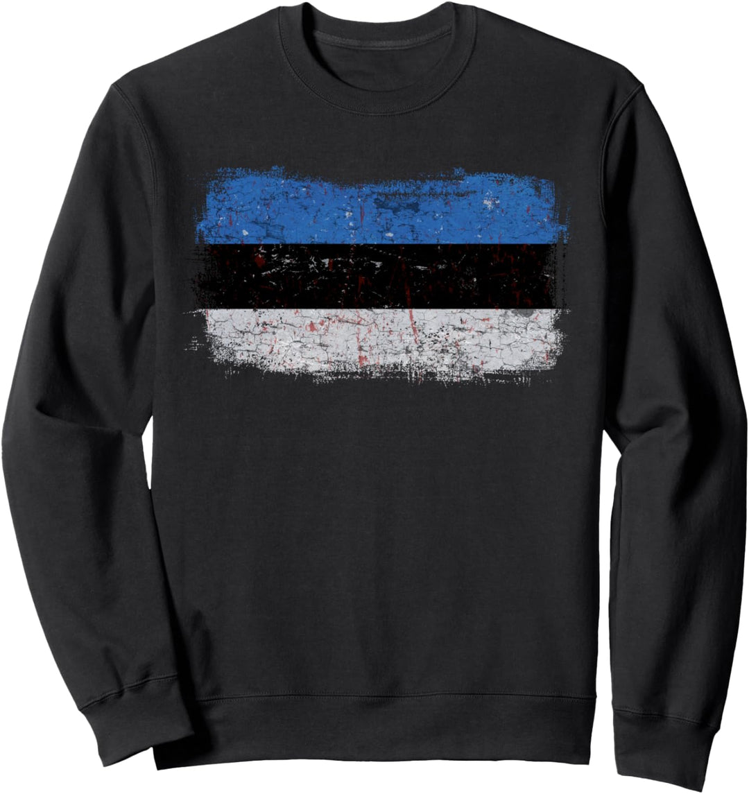 Estland Estnische Nationalflagge Sweatshirt